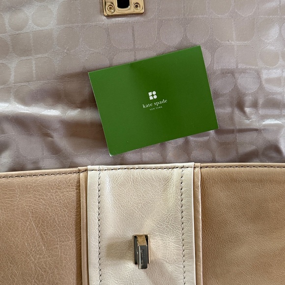 New Kate Spade cream & beige handbag shoulder bag - Picture 5 of 8